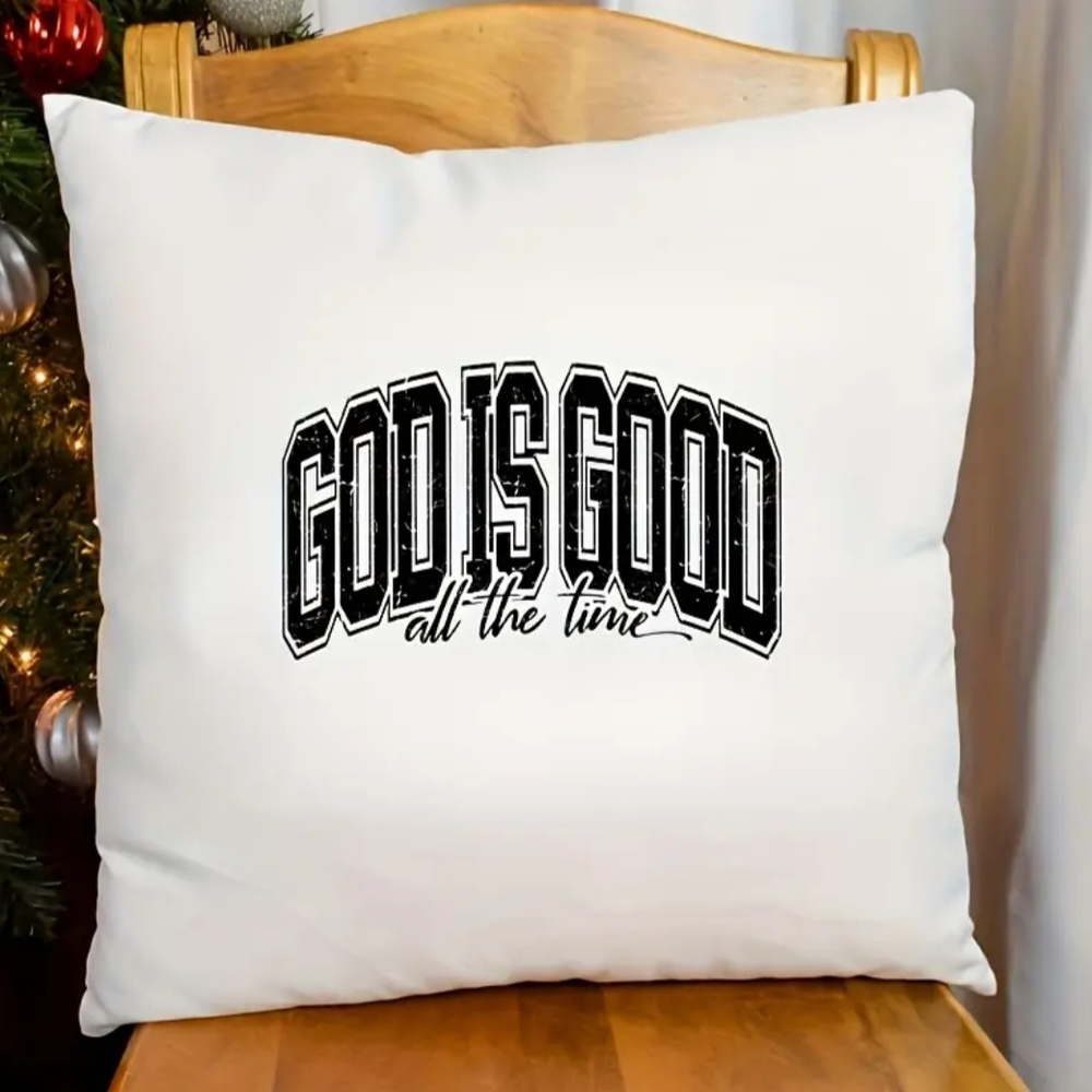New Inspirational White Throw Pillow Cover